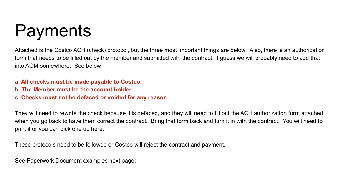 Payment protocols